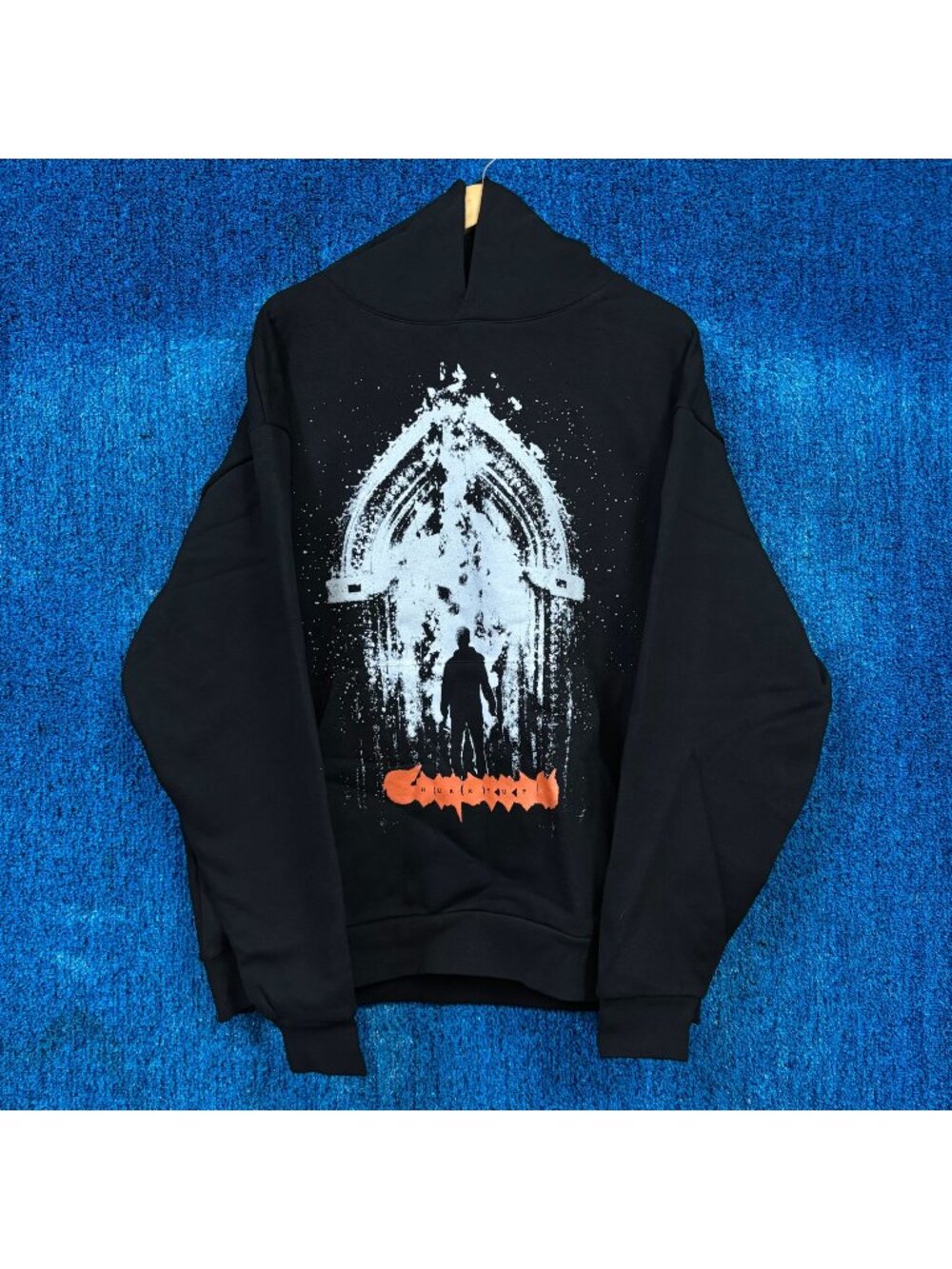 The Weeknd “Hurry Up Tomorrow” Oversized Graphic Hoodie Size L